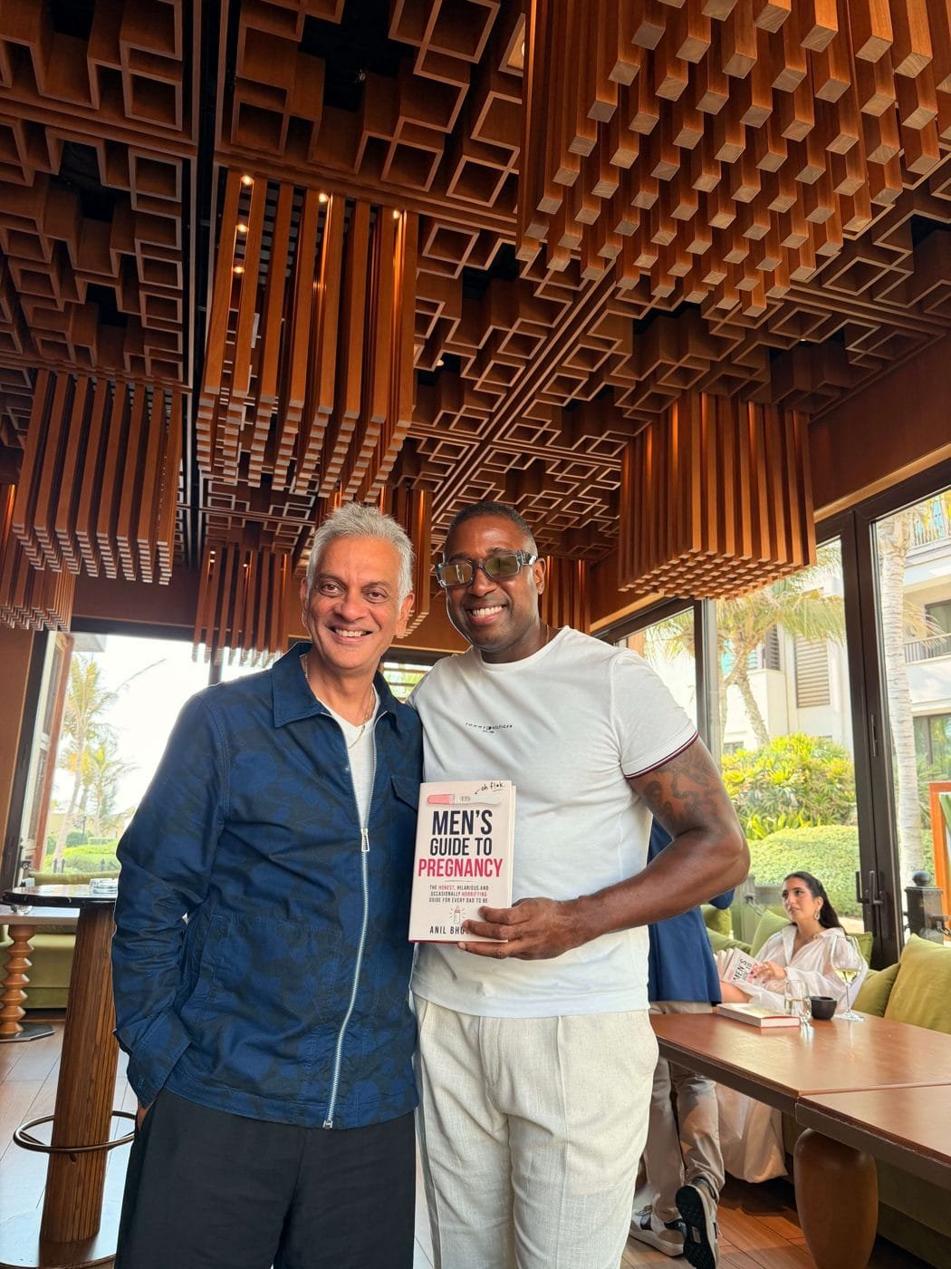 Paul Williams with Anil Bhoyrul