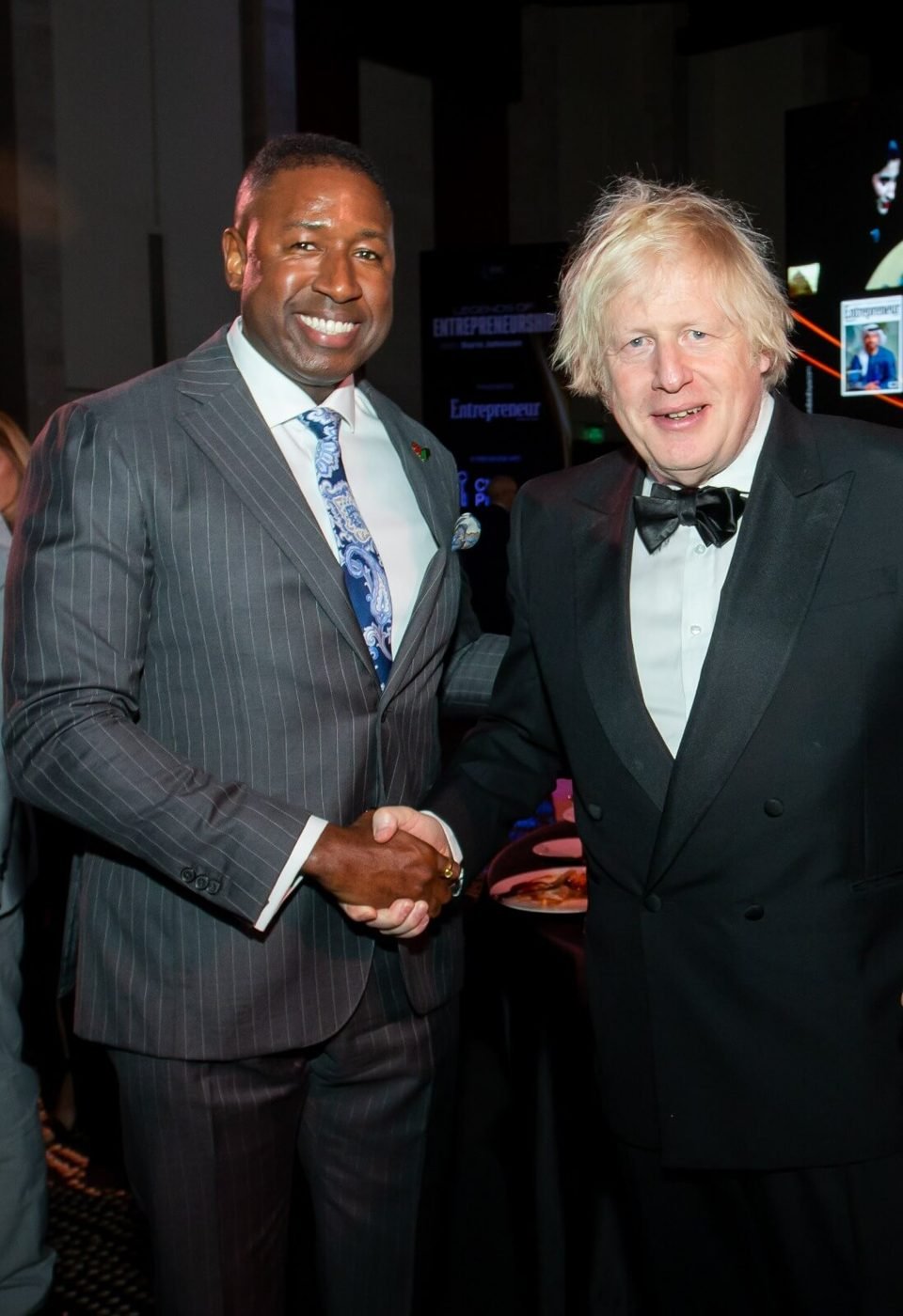 Paul Williams with Boris Johnson