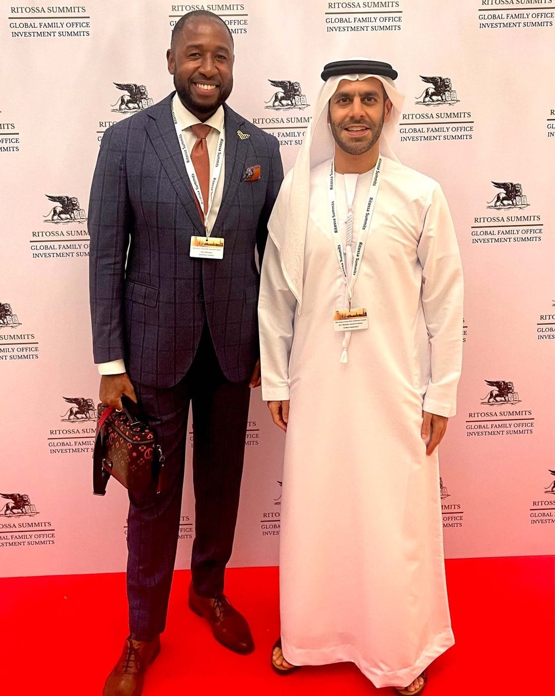 Paul Williams with H.E. Marwan Jassim Al Sarkal