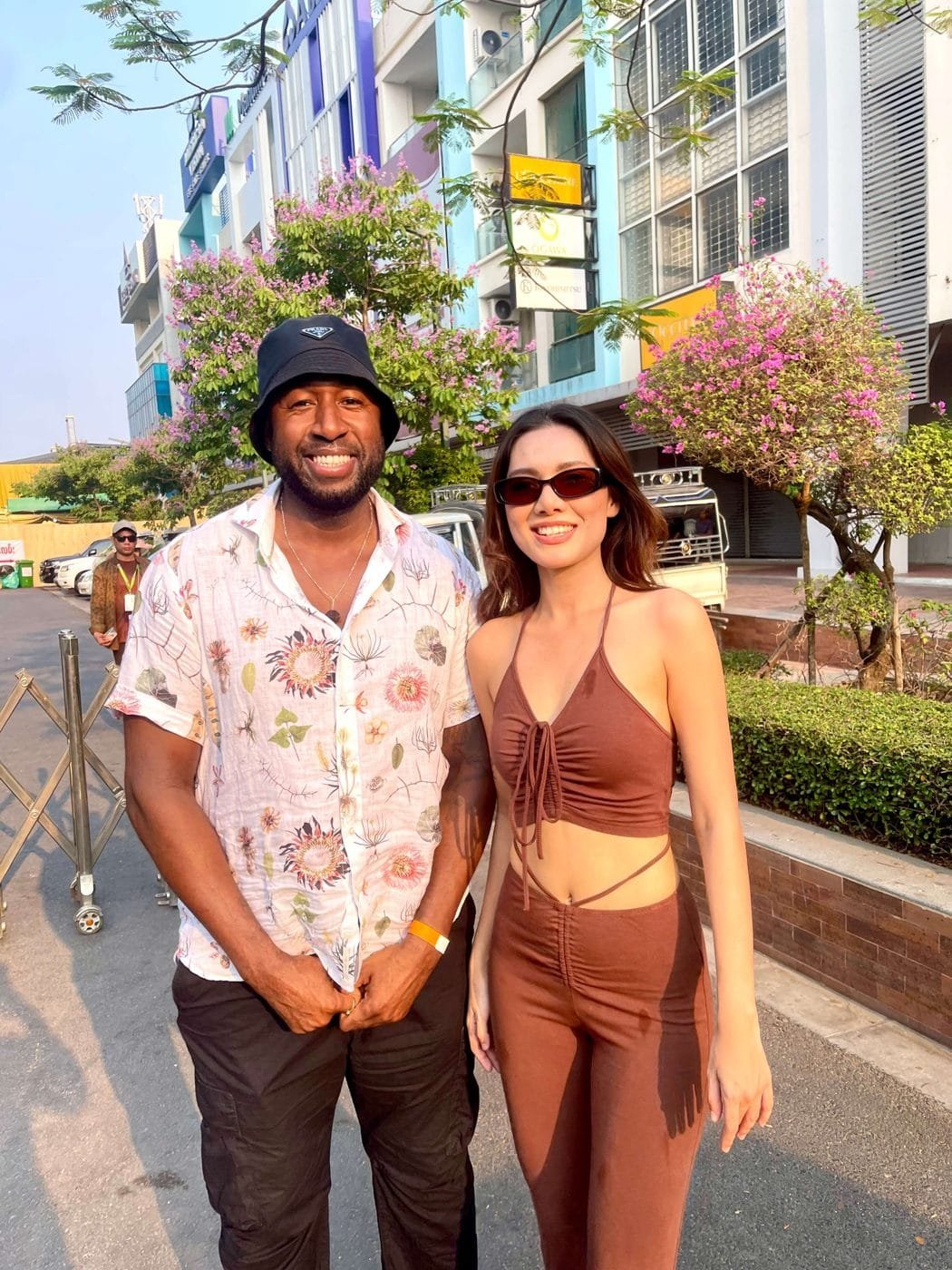 Paul Williams with May Thu Aung