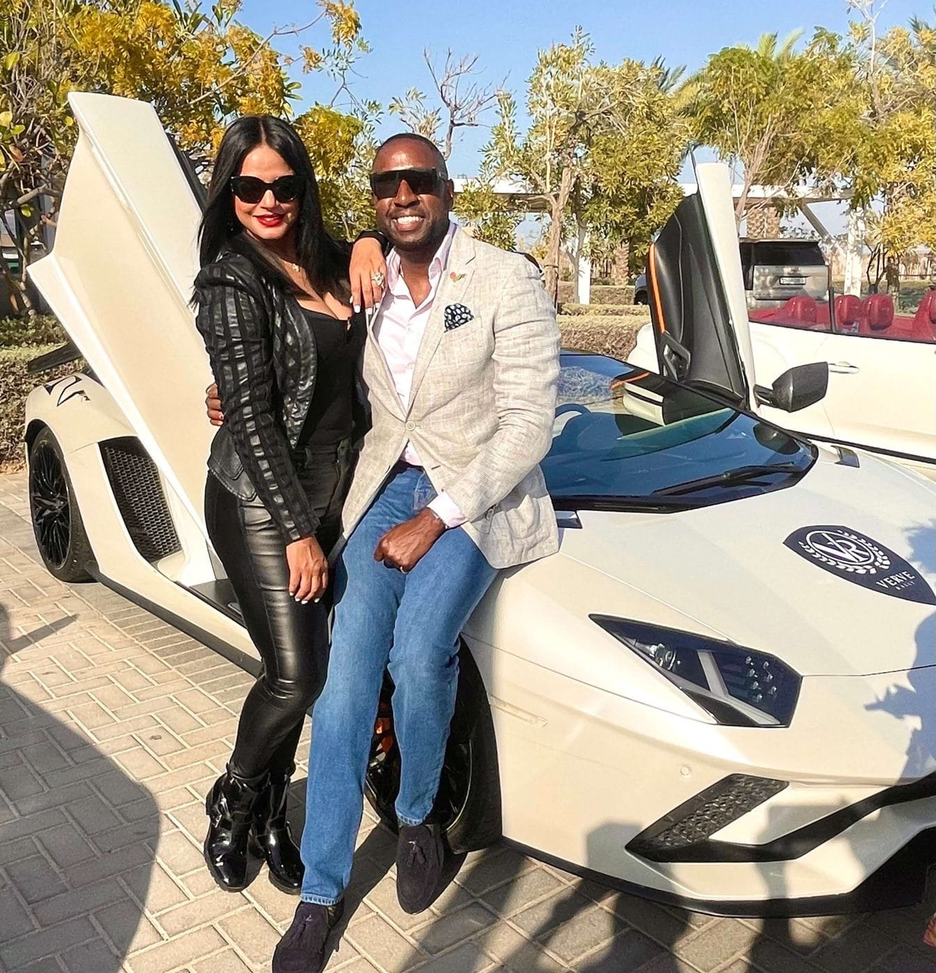 Paul Williams with Neetu Chandra Srivastava